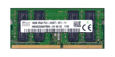 Оперативна пам'ять для ноутбука SK hynix 16GB DDR4 2400MHz SO-DIMM 2Rx8 (HMA82GS6AFR8N-UH)