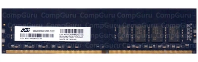 Оперативная память для ПК AGI 16GB DDR4 3200MHz UDIMM (AGI320016UD138)
