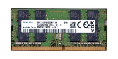 Оперативна пам'ять для ноутбука Samsung 16GB DDR4 3200MHz SO-DIMM 2Rx8 (M471A2K43EB1-CWE)
