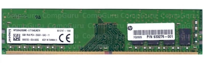 Оперативна пам'ять для ПК Kingston 8GB DDR4 2666MHz UDIMM 1Rx8 (HP26D4U9S8ME-8)