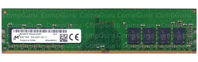 Оперативная память для ПК Micron 8GB DDR4 2400MHz UDIMM 1Rx8 (MTA8ATF1G64AZ-2G3E1)