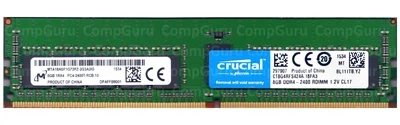Оперативная память для сервера Crucial 8GB DDR4 2400MHz RDIMM (CT8G4RFS424A.18FA3)