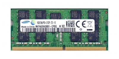 Оперативна пам'ять для ноутбука Samsung 16GB DDR4 2133MHz SO-DIMM ECC 2Rx8 (M474A2K43BB1-CPBQ)