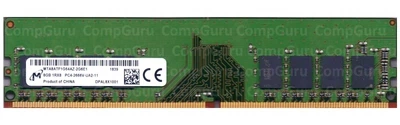 Оперативная память для ПК Micron 8GB DDR4 2666MHz UDIMM 1Rx8 б/у (MTA8ATF1G64AZ-2G6E1)