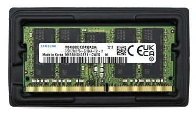 Оперативна пам'ять для ноутбука Samsung 32GB DDR4 3200MHz SO-DIMM ECC 2Rx8 (M474A4G43BB1-CWEQ)