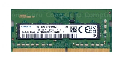Оперативна пам'ять для ноутбука Samsung 16GB DDR4 3200MHz SO-DIMM ECC 1Rx8 (M471A2G43BB2-CWEQ)