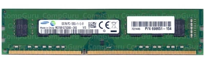 Оперативна пам'ять для ПК Samsung 8GB DDR3 1600MHz UDIMM (M378B1G73DB0-CK0)