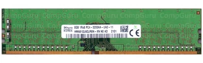Оперативная память для ПК SK hynix 8GB DDR4 3200MHz UDIMM 1Rx8 б/у (HMA81GU6DJR8N-XN)