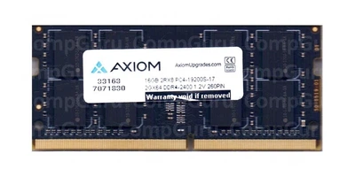Оперативная память для ноутбука Axiom 16GB DDR4 2400MHz SO-DIMM 2Rx8 (33163-7071830)
