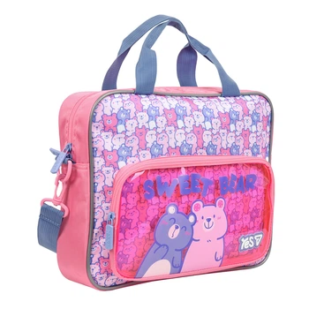 Сумка школьная А4 формат Yes Sweet Bear В-1 для девочки (550421)