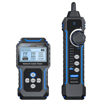 Тестер мережевого кабелю, трасошукач, PoE тестер NOYAFA NF-8209PRO