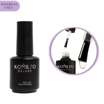 Топ для гель-лаку без ЛШ без УФ фільтрів Komilfo No Wipe Top No Filters HEMA/TPO free 15 мл