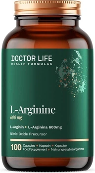 Suplement diety Doctor Life L-Arginina 100 kapsułek (5905692385877)