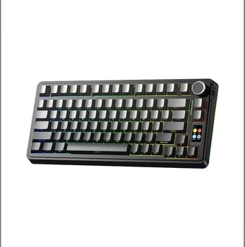 Бездротова механічна клавіатура AULA S75 Pro Black Gradient | 75% | RGB Tri-Mode (Bluetooth / 2.4 ГГц / USB-С)