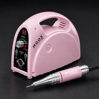 Фрезер Мокс X806 на 80W - 55000 об/мин (розовый/pink) для снятия материала и обработки кутикулы