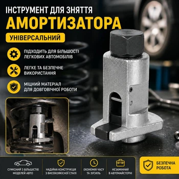 Автомобильный инструмент для снятия / распорки гидравлического амортизатора машины, серебристый (110684590)