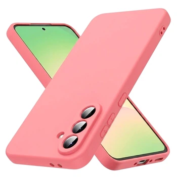 Чохол Fiji Full Soft Premium для Samsung Galaxy A37 5G (A376) протиударний бампер із мікрофіброю Pink