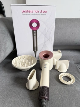 Іонний фен для волосся Weizer Ionic Hair Dryer 5 насадок Сакура Рожевий