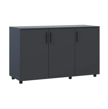 Комод Doros Торн Антрацит 3 ДСП 135х51,5х80 (69602)