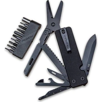 Мультитул Roxon KS2E Noir, чорне лезо, чорний (KS2ENoir)