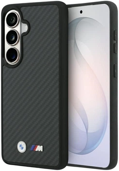 Чохол для смартфона BMW M Kevlar Logo MagSafe для Samsung Galaxy S26 Black (3666339614362)