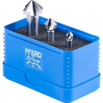 Набор зенковок HSS UGT PFERD TOOLS DIN 335 C, 90°, 3 шт