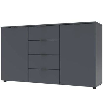 Комод у спальню Doros Рон 5 140х38х81 см Графіт (29141)