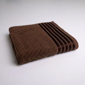 Полотенце банное махровое SOFT GM Textile 70х140см 500г/м2 (Коричневый)