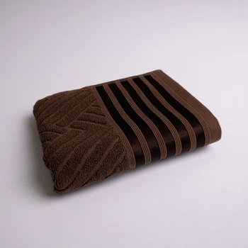 Полотенце для рук и лица махровое SOFT GM Textile 40х70см 500г/м2 (Коричневый)