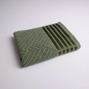 Полотенце махровое среднее SOFT GM Textile 50х90см 500г/м2 (Хаки)