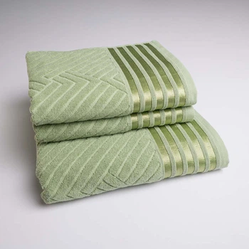 Набор махровых полотенец SOFT 3шт GM Textile 50х90см, 50х90см, 70х140см 500г/м2 (Мятный)