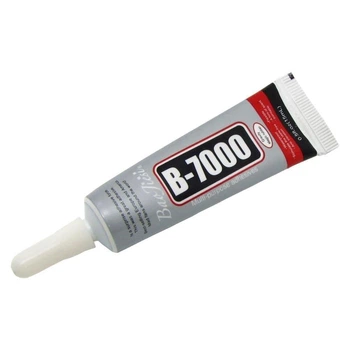 Клей силиконовый B-7000, B7000, 15ml, в тюбике с дозатором, прозрачный