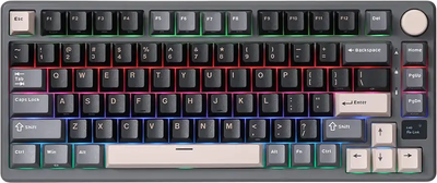 Клавіатура дротова RK ROYAL KLUDGE RK-M75 Phantom Gaming Cream Switch (RK-M75-PHNTM-CRMSW-US)