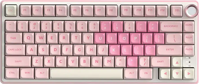 Клавіатура дротова RK ROYAL KLUDGE R75 Pink Melody Gaming Cream Switch (RK-R75-PNKMLDY-CRMSW-US)