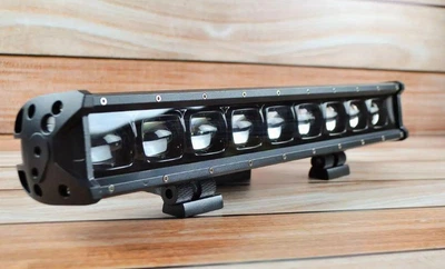 LED БАЛКА люстра з світлотіньовим кордоном, на кенгурятник (53СМ) 90watt 9лінз (ближнє світло супер яскравий діод)