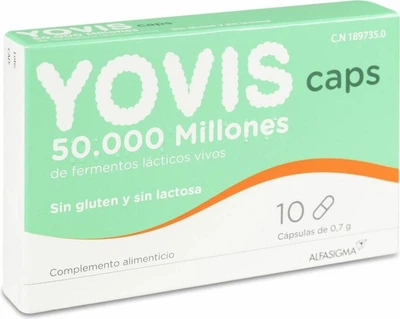 Suplement diety Alfasigma Yovis 25 mld 10 kapsułek (8470001897350)