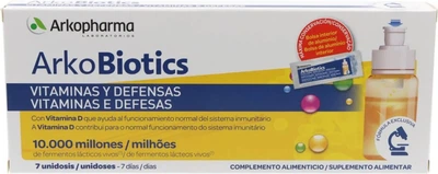Suplement diety Arkopharma Arkobiotics Vitaminas y Defensas Adultos 7 fiolek (8428148453885)