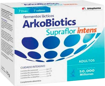 Suplement diety Arkopharma Arkobiotics Supraflor Intens Adult 7 saszetek (8428148466014)