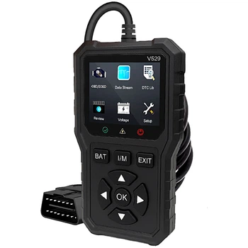 Диагностический автосканер Foxsur OBD2 V529 Black
