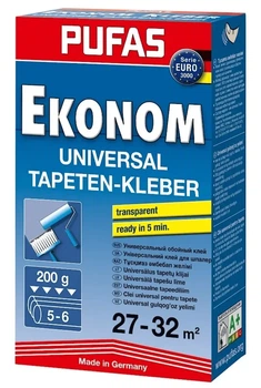 Клей для шпалер Pufas Економ 200 г