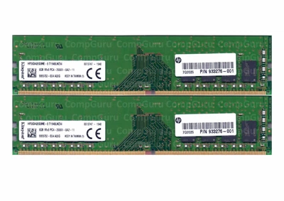 Оперативная память для ПК Kingston DDR4 16GB (2x8GB) 2666MHz UDIMM 1Rx8 PC4-2666V (HP26D4U9S8ME-8)