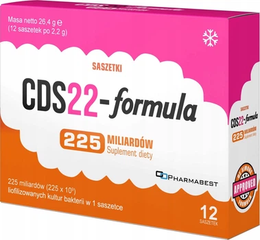 Suplement diety Pharmabest CDS22-Formula 225 mld 12 saszetek (8055039380076)