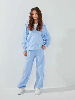 Костюм толстовка+штани для дівчинки Dinomin 391 164 см Блакитний shop (2000999463556)