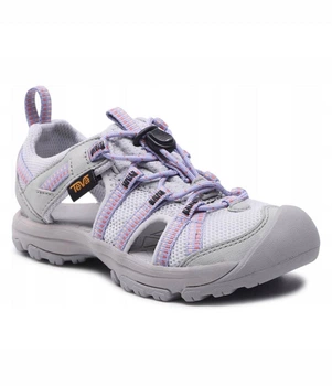 Дитячі закриті сандалі Teva Manatee Closed-Toe Sandal 9000123 сірі з фіолетовим Розмір 31