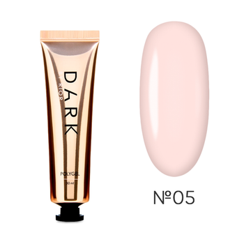 Полигель для наращивания DARK PolyGel 05 пудровый нюд 30 мл