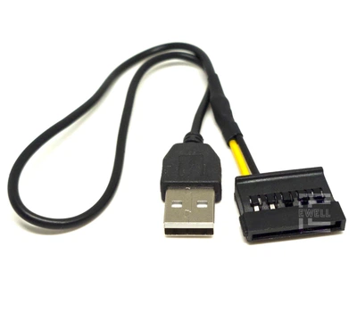 Кабель живлення Ewell USB to Sata Power 5v, 30 см (EW662)