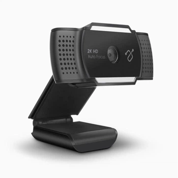 Веб-камера Aluratek Ultra 2K HD Webcam (2592x1944) з автофокусом та подвійним стереозвуком, мікрофонами з шумопоглинанням