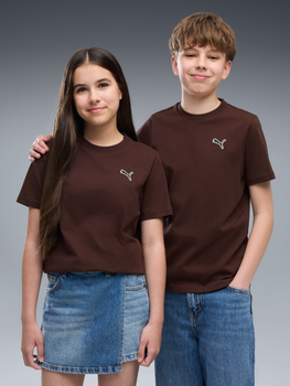 Детская футболка Puma Classic 69470033 134-140 см Chocolate Fondue (4070033439876)
