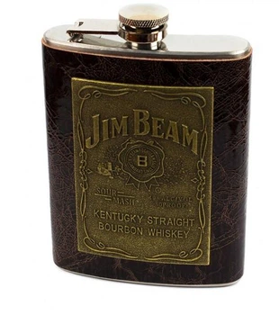 Фляга из нержавеющей стали Jim Beam 250 мл