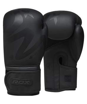 Боксерські рукавиці RDX BOXING GLOVES F15 чорний 16 унцій (BGR-F15MB)
